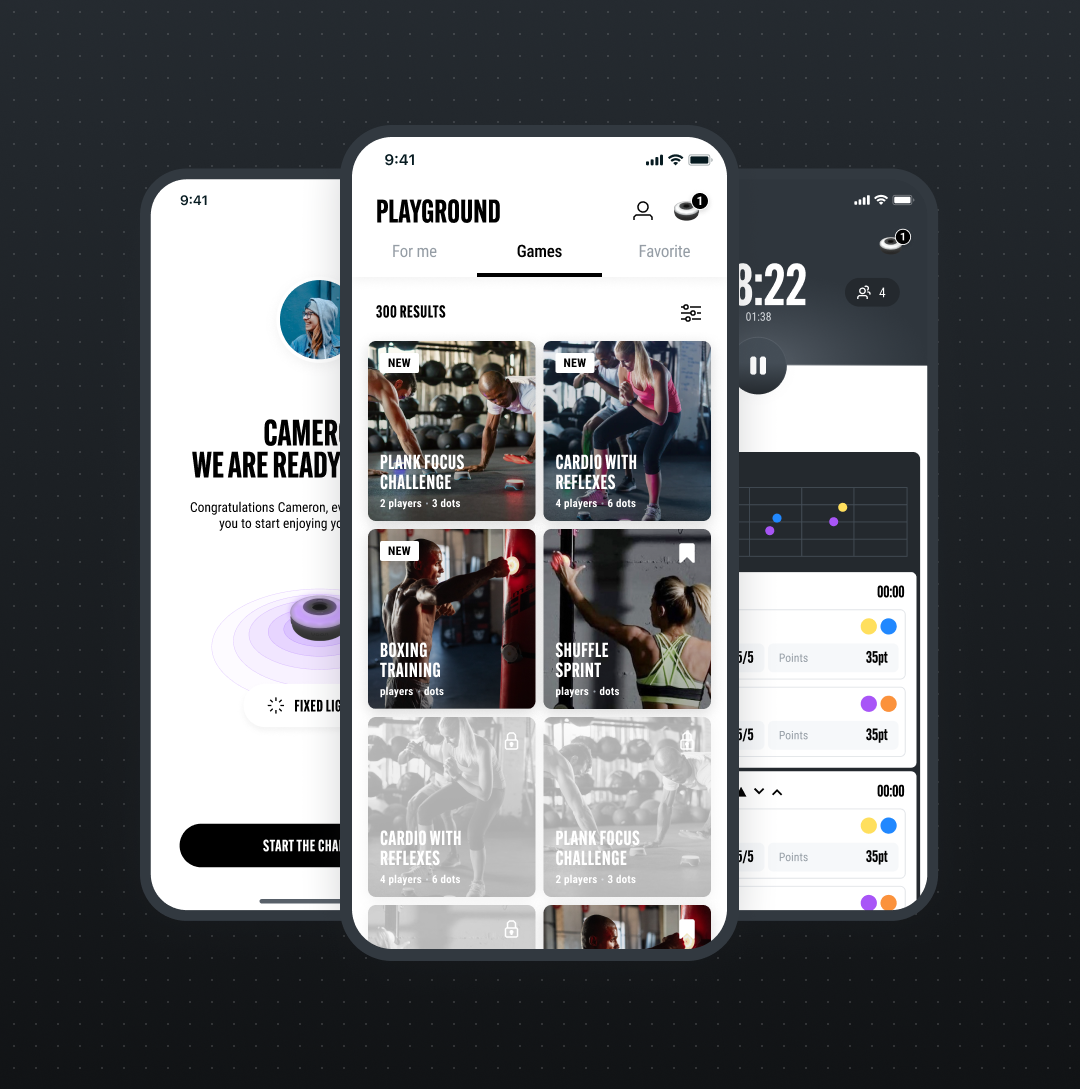 Composición de la interfaz de Gida